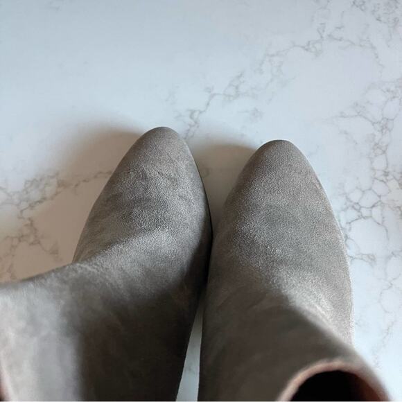 New FRYE Gray Suede Ankle Booties Women's Size 9.5 - Picture 4 of 7